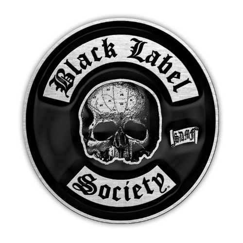 Black Label Society SDMF Skull Metal Pin Badge