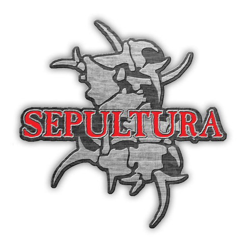 Sepultura Logo & Tribal S Metal Pin Badge