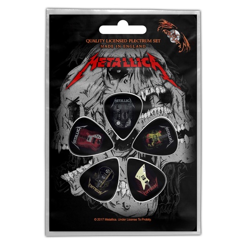 Metallica Guitars Plectrum Pick 5 Pack