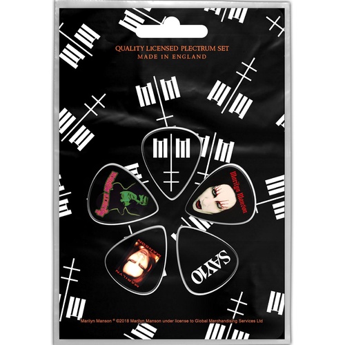 Marilyn Manson MM Guitar Pick 5 Pack