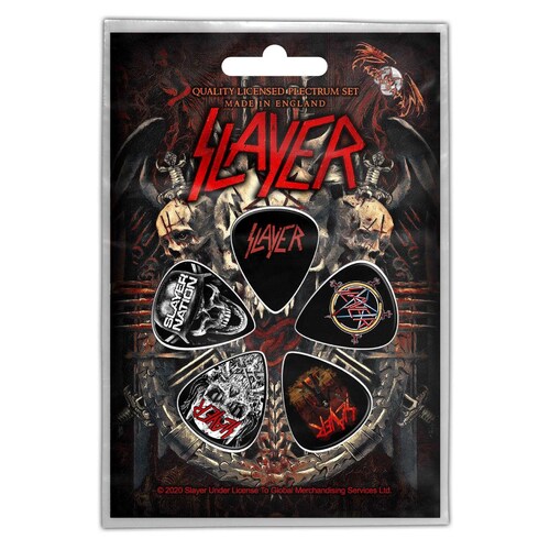 Slayer Demonic Guitar Plectrum Pick 5 Pack