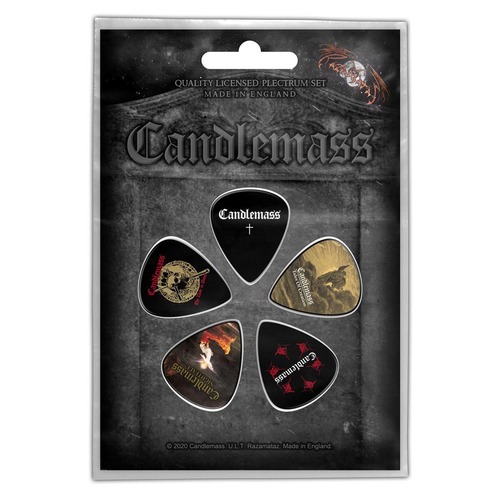 Candlemass Gravestone Guitar Plectrum Pick Set 5 Pack