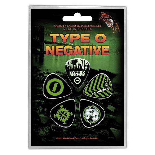 Type O Negative World Coming Down Guitar Plectrum Pick Set 5 Pack