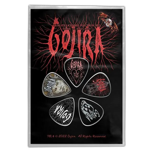 Gojira Fortitude Guitar Plectrum Pick Set 5 Pack
