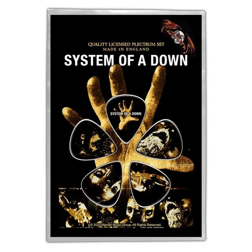 System Of A Down Hand Guitar Pick 5 Pack