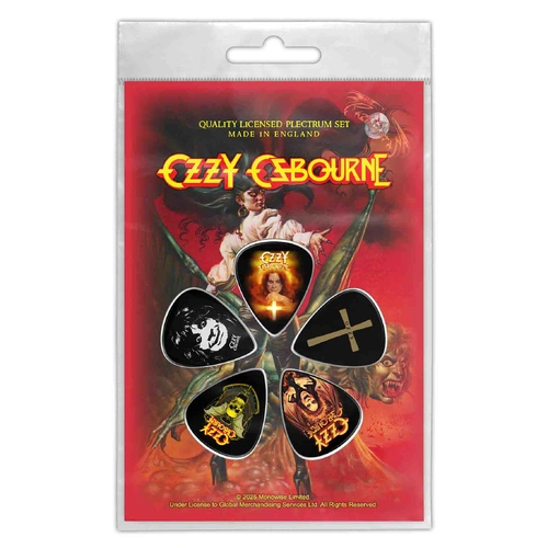 Ozzy Osbourne Ultimate Sin Guitar Plectrum Pick 5 Pack