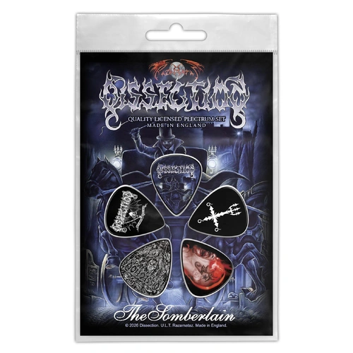 Dissection The Somberlain Guitar Plectrum Pick 5 Pack