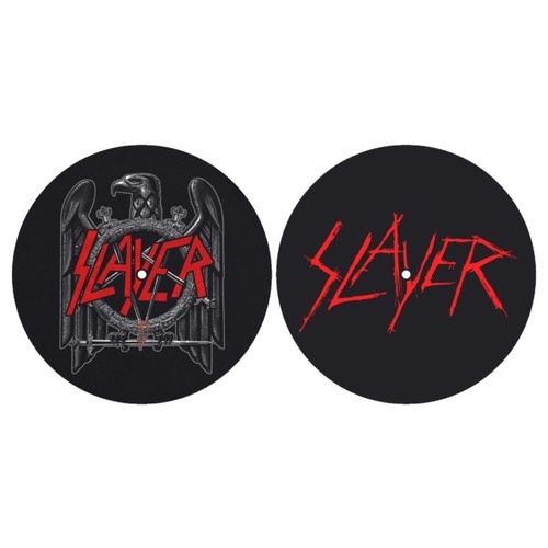 Slayer Eagle Scratched Logo Turntable Slipmats