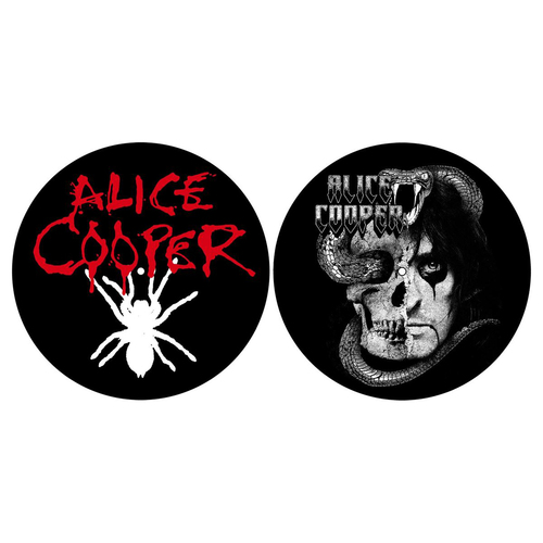 Alice Cooper Spider Skull Turntable Slipmat Set