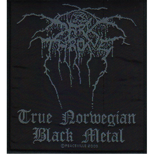 Darkthrone True Norwegian Black Metal Patch
