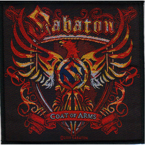Sabaton Coat Of Arms Patch