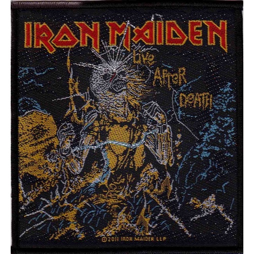 Iron Maiden Live After Death Woven Patch