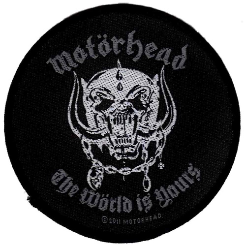 Motorhead The World Is Yours Woven Patch