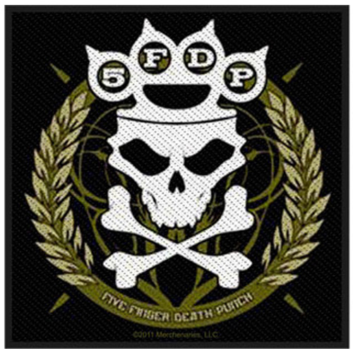 Five Finger Death Punch Knuckle Crown Patch
