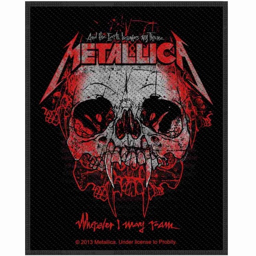 Metallica Wherever I May Roam Skull Patch