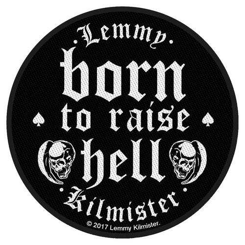 Motorhead Lemmy Born To Raise Hell Patch