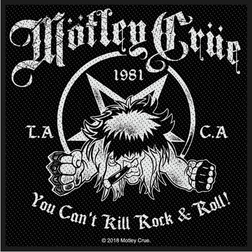 Motley Crue You Cant Kill Rock N Roll Patch