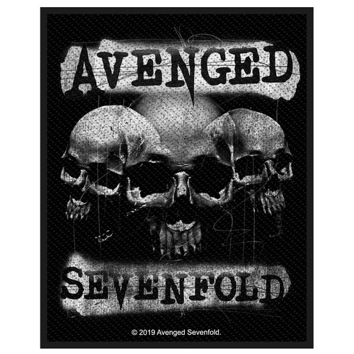 Avenged Sevenfold 3 Skulls Patch