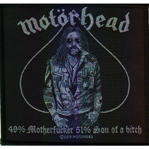 Motorhead Lemmy 49% Motherfucker Patch