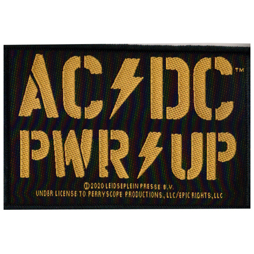AC/DC Power Up Woven Patch