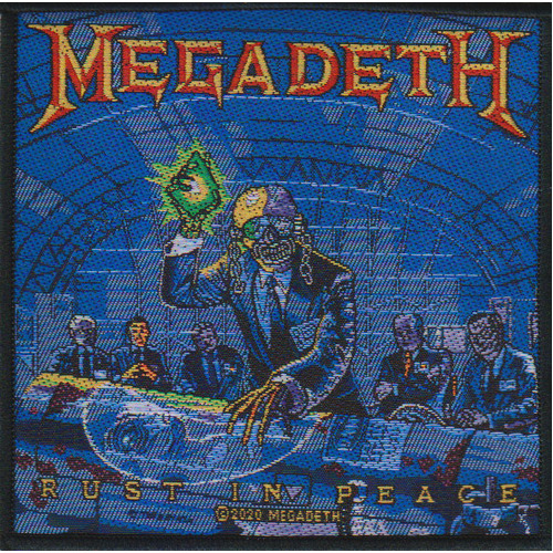 Megadeth Rust In Peace Woven Patch