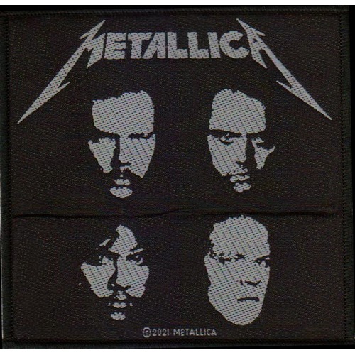 Metallica Black Album Faces Patch
