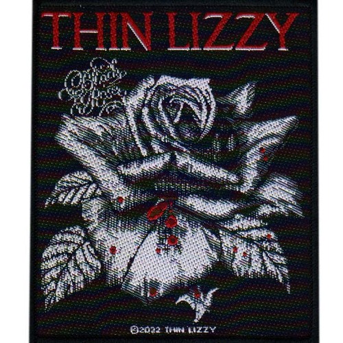 Thin Lizzy Black Rose Patch