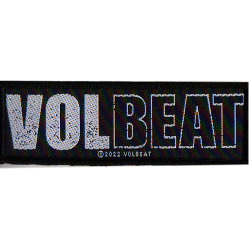 Volbeat Black & White Logo Patch