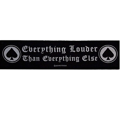 Motorhead Everything Louder Strip Patch