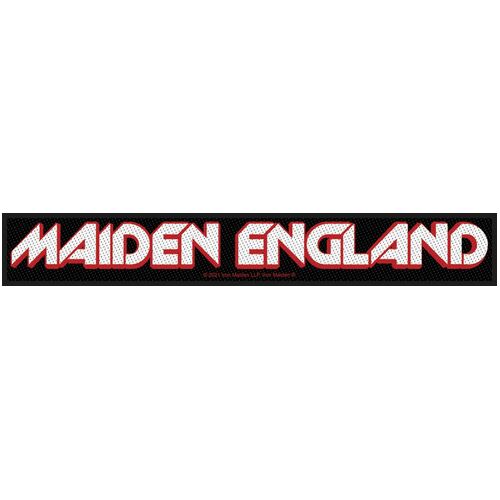 Iron Maiden Maiden England Logo Superstrip Patch