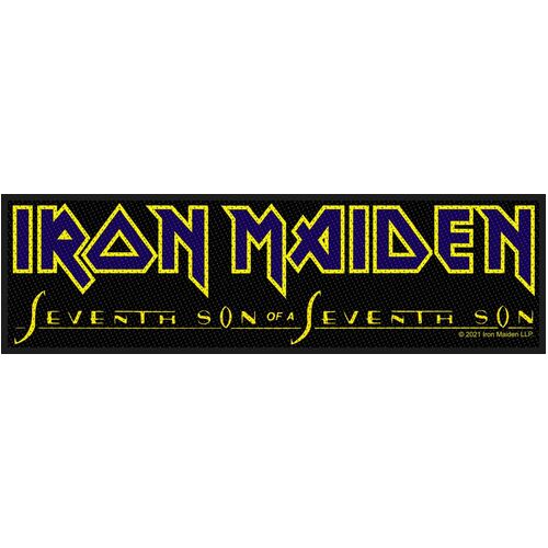 Iron Maiden Seventh Son Logo Superstrip Patch