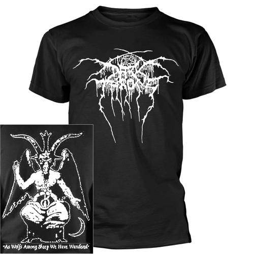 Darkthrone Logo Baphomet Shirt Dark Throne [Size: M]