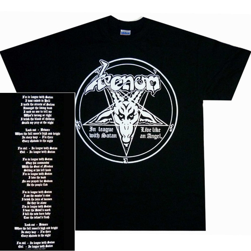 Venom In League With Satan Shirt [Size: S]