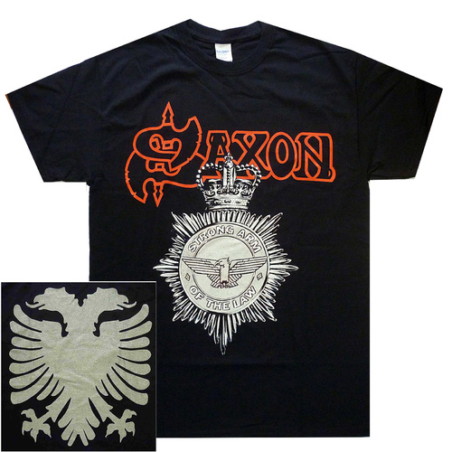 Saxon Strong Arm Of The Law Shirt [Size: M]