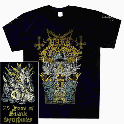 Dark Funeral 25 Years Of Satanic Symphonies Shirt [Size: M]