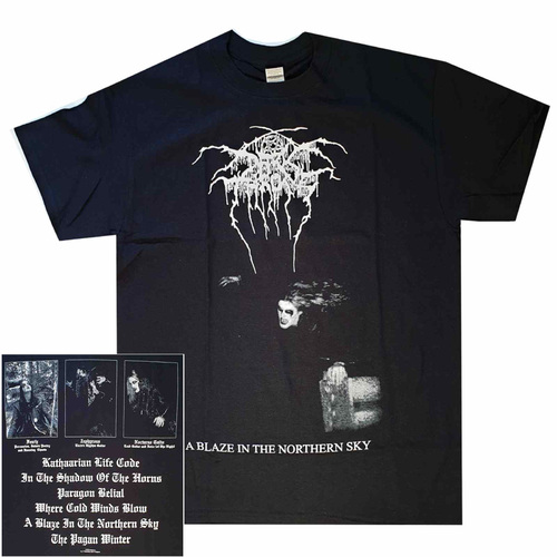 Darkthrone A Blaze In The Northern Sky Album Shirt [Size: L]