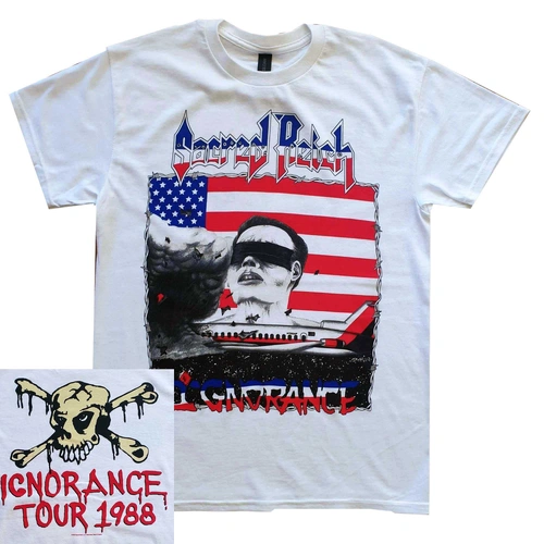 Sacred Reich Ignorance White Shirt [Size: M]