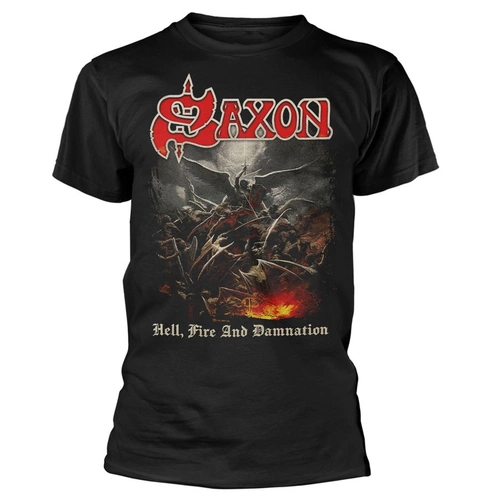 Saxon Hell Fire And Damnation Shirt [Size: M]