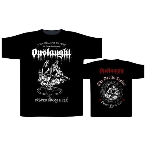 Onslaught Power From Hell Devils Legion Shirt [Size: M]