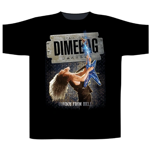 Pantera Dimebag Darrel Stainless Steel Cowboys T-Shirt [Size: L]