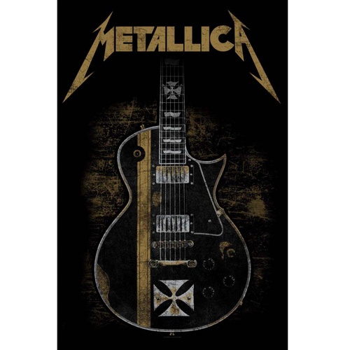 Metallica Hetfield Guitar Poster Flag