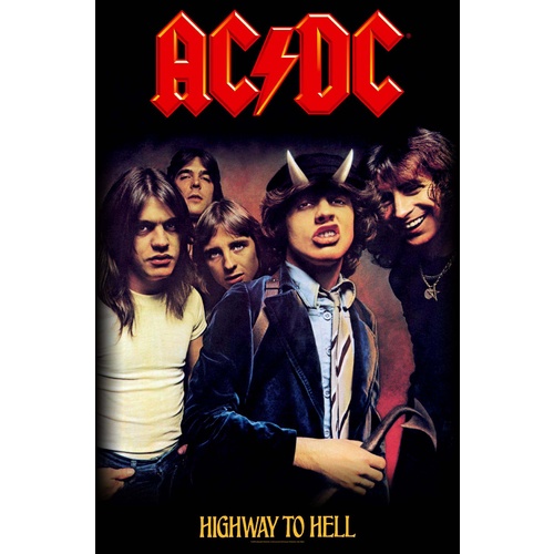 AC/DC Highway To Hell Album Cover Womans Tank Sleep Shirt Metal Music