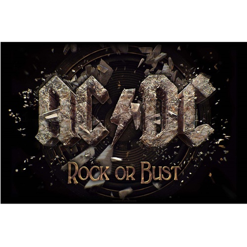 AC/DC Rock Or Bust Poster Flag
