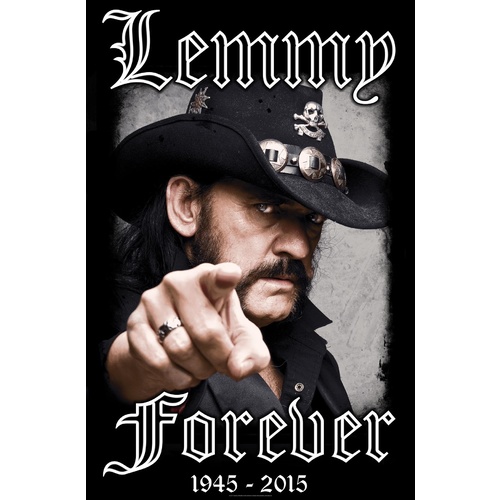 Motorhead Lemmy Forever Poster Flag