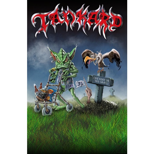 Tankard One Foot In The Grave Poster Flag