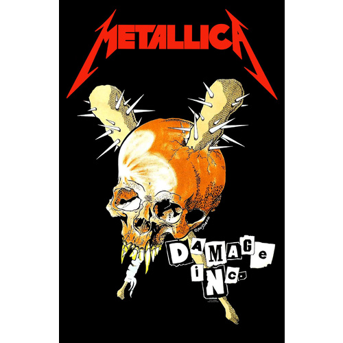 Metallica Damage Inc Premium Flag