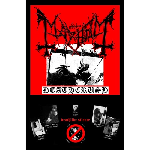 Mayhem Deathcrush Poster Flag