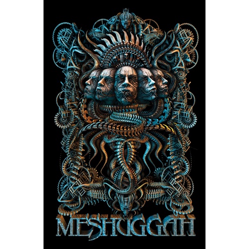Meshuggah 5 Faces Fabric Poster Flag