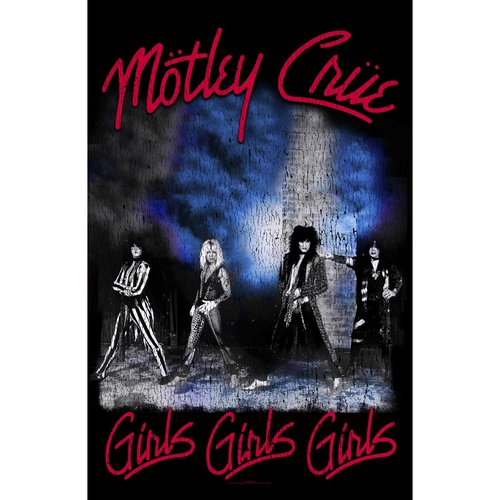 Motley Crue Girls Girls Girls Poster Flag