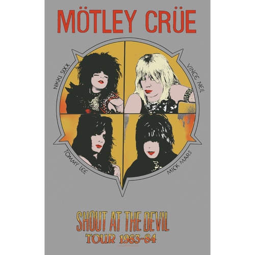 Motley Crue Shout At The Devil Poster Flag